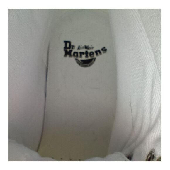 Dr. Martens Combs Boots Ankle Nylon Lace Up White Women’s 7 - Picture 12 of 12